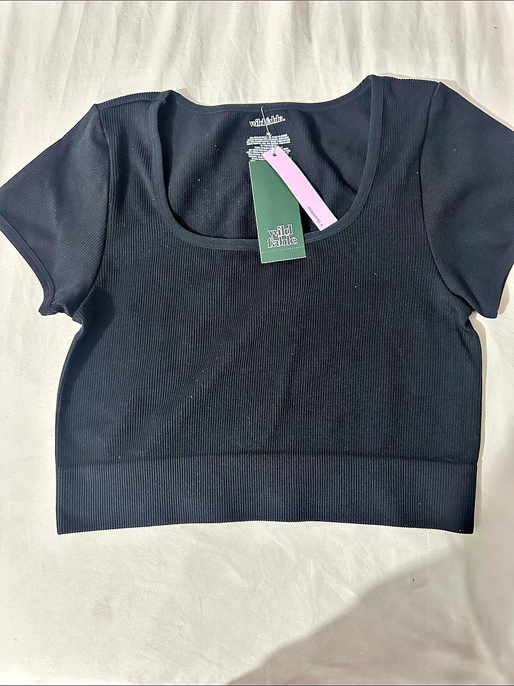 Wild Fable Responsible Style Ribbed Short Sleeve Top Ribbed Short Sleeve Top in